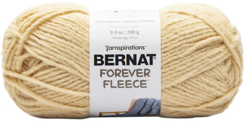 Bernat Forever Fleece Yarn-Chamomile - 166061-61013 - 057355484757