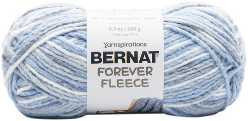 Bernat Forever Fleece Yarn-Rain - 166061-61018 - 057355484801