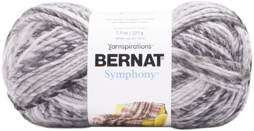 Bernat Symphony Yarn-Granite 166121-21011 - 057355472778