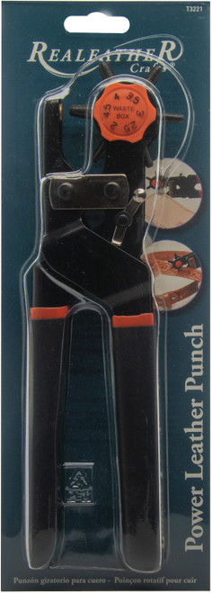 Realeather(R) Crafts Power Leather Punch- - T3221 - 870192012774