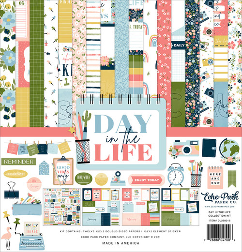 Echo Park Collection Kit 12"X12"-Day In The Life DL260016 - 793888047006