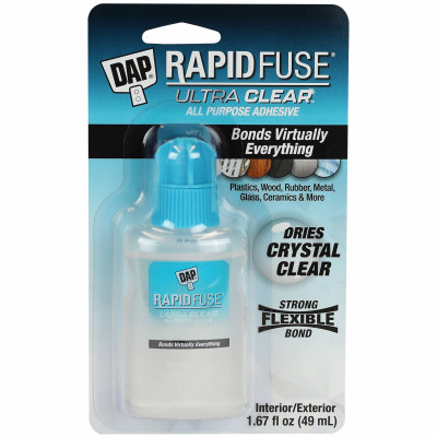 DAP Rapid Fuse Ultra Clear Adhesive-1.67oz - RF00180 - 070798001800