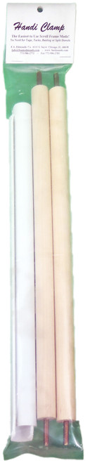 Frank A. Edmunds Handi Clamp Scroll Rods W/Clamps-12" - HC-12R - 07156274201230715627420123