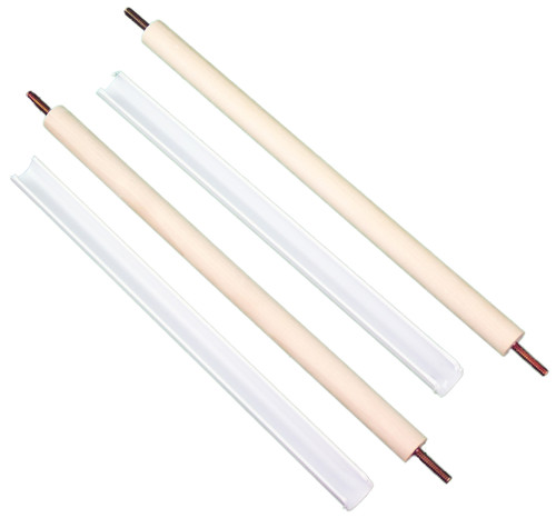 Frank A. Edmunds Handi Clamp Scroll Rods W/Clamps-12" - HC-12R Frank A. Edmunds Handi Clamp Scroll Rods W/Clamps-12" - HC-12R