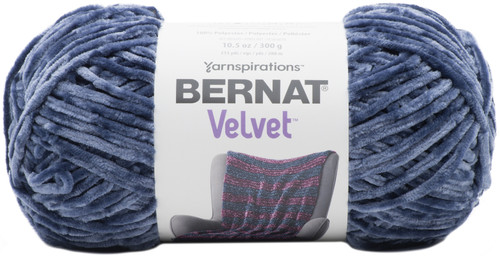 Bernat Velvet Yarn-Indigo Velvet - 161032-32007 - 057355430365