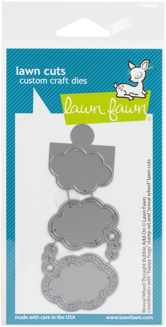 Lawn Cuts Custom Craft Die-Reveal Wheel Thought Bubble Add-On LF2567 - 789554573931