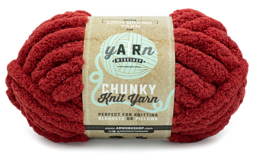 3 Pack Lion Brand AR Workshop Chunky Knit Yarn-Sangria 951-196 - 023032087092
