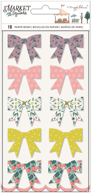 Maggie Holmes Market Square Paper Bows 10/Pkg- - MH003699 Maggie Holmes Market Square Paper Bows 10/Pkg- - MH003699