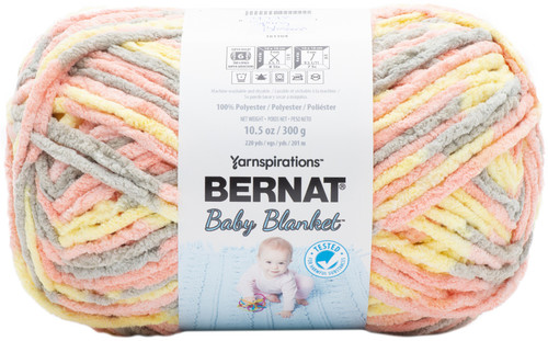 Bernat Baby Blanket Big Ball Yarn-Spring Blossom - 161104-4748 - 057355421684