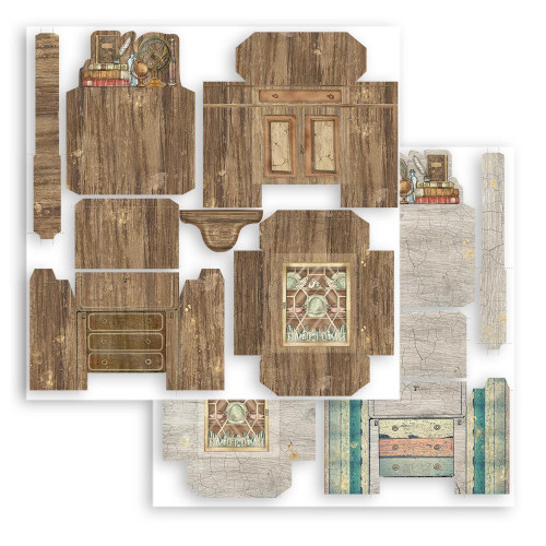 Stamperia 3D Paper Kit-Lady Vagabond Lifestyle - SBPOP08