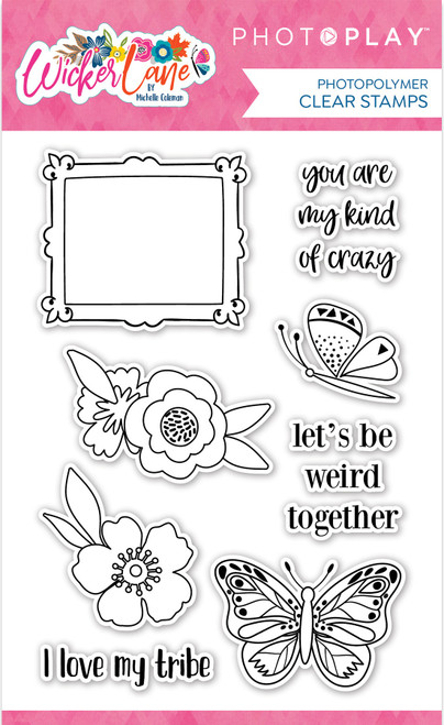 PhotoPlay Photopolymer Clear Stamps-Wicker Lane WIK2747 - 709388327470