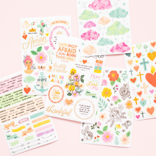 Creative Devotion Draw Near Sticker Book 8/Sheets-W/Gold Foil Accents, 418/Pkg - 34007159 Creative Devotion Draw Near Sticker Book 8/Sheets-W/Gold Foil Accents, 418/Pkg - 34007159