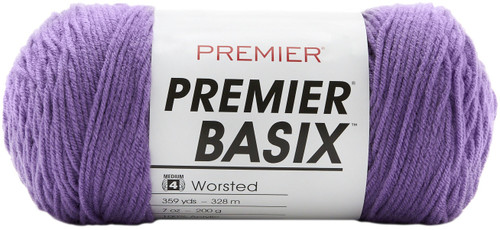3 Pack - Premier Basix Yarn-Violet - 1115-62 - 847652098999 3 Pack - Premier Basix Yarn-Violet - 1115-62 - 847652098999