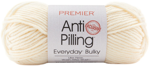 3 Pack - Premier Yarns Anti-Pilling Everyday Bulky Yarn-Cream - 1068-19 - 847652097534