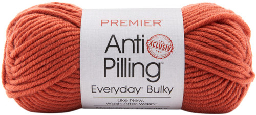 3 Pack - Premier Yarns Anti-Pilling Everyday Bulky Yarn-Rust - 1068-24 - 847652097589 3 Pack - Premier Yarns Anti-Pilling Everyday Bulky Yarn-Rust - 1068-24 - 847652097589
