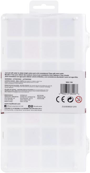 Royal & Langnickel(R) Essentials(TM) Watercolor Cakes 29/Pkg-Pearlescent - WAC184