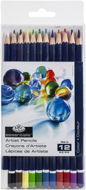 Royal & Langnickel(R) Essentials(TM) Artist Color Pencils-12/Pkg - RPEN12 - 090672004093 Royal & Langnickel(R) Essentials(TM) Artist Color Pencils-12/Pkg - RPEN12 - 090672004093