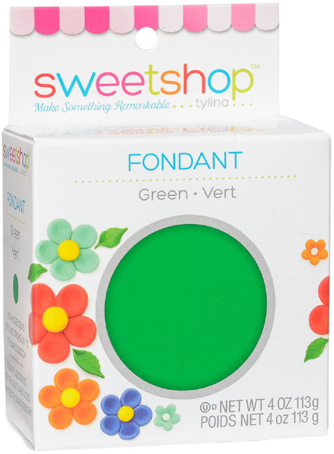 Sweetshop Fondant 4oz-Green 5002035 - 816350020359