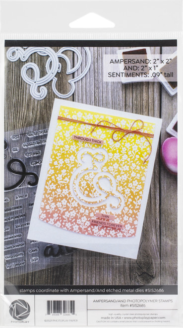 PhotoPlay Say It With Stamps Clear Stamps-Ampersand/And SIS2685