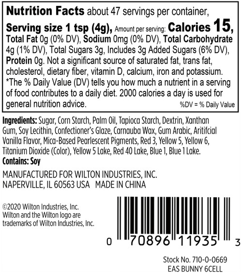 Wilton Sprinkle Mix-Easter, 6 Cell W7100669
