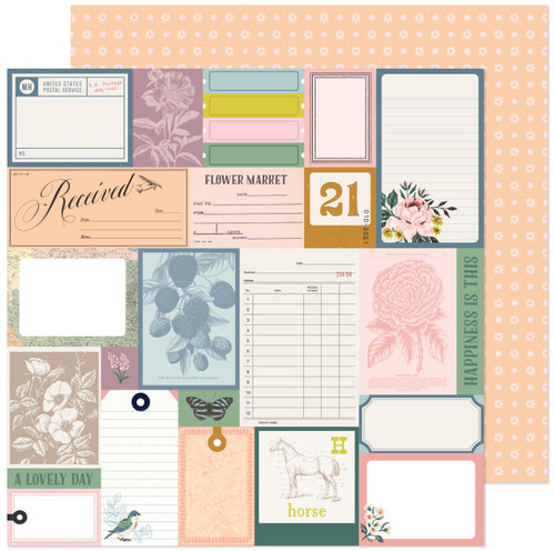25 Pack - Maggie Holmes Market Square Double-Sided Cardstock 12"X12"-Lovely Day - MHMS12-3674 - 718813909839 25 Pack - Maggie Holmes Market Square Double-Sided Cardstock 12"X12"-Lovely Day - MHMS12-3674 - 718813909839