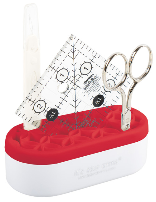 2 Pack - It's Sew Emma MINI OhSew! Organized Stash 'n Store-Red - ISE747 - 602573579916