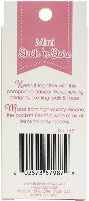 2 Pack - It's Sew Emma MINI OhSew! Organized Stash 'n Store-Pink - ISE743 2 Pack - It's Sew Emma MINI OhSew! Organized Stash 'n Store-Pink - ISE743