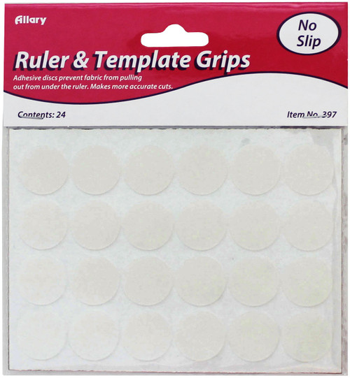 12 Pack Allary Ruler & Template Grips 24/Pkg-.75" 397A - 750557003978