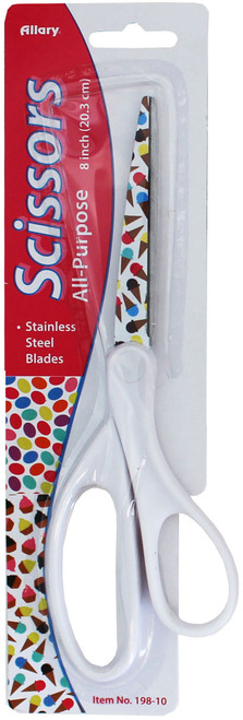 12 Pack Allary All-Purpose Scissors 8"-Assorted Sweets 198A-10