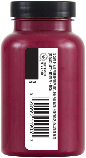 FolkArt ONE Decor Gloss Paint 8oz-Cranberry Cocktail FODGF-11903