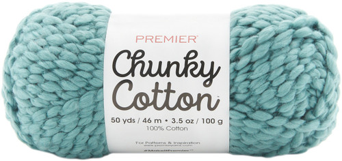 3 Pack Premier Chunky Cotton Yarn-Teal 2057-04 - 840166812877