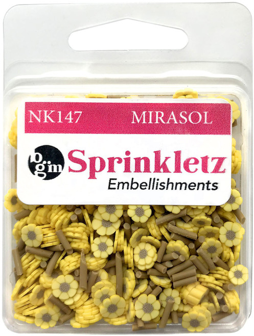 3 Pack - Buttons Galore Sprinkletz Embellishments 12g-Mirasol - BNK-147 - 840934013536