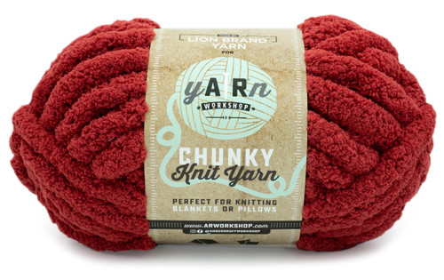 Lion Brand AR Workshop Chunky Knit Yarn-Sangria 951-196 - 023032087092