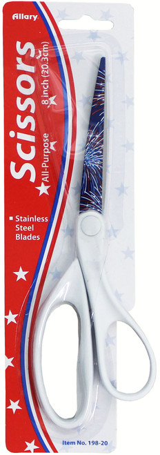 Allary All-Purpose Scissors 8"-Assorted Patriotic 198A-20