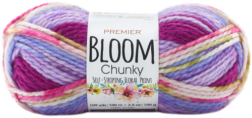 3 Pack Premier Bloom Chunky Yarn-Iris 1114-18 - 840166805930