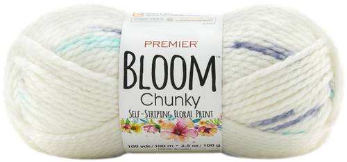 3 Pack Premier Bloom Chunky Yarn-Sea Holly 1114-20 - 840166807354