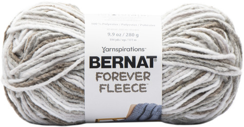 2 Pack - Bernat Forever Fleece Yarn-Latte - 166061-61016 - 057355484788