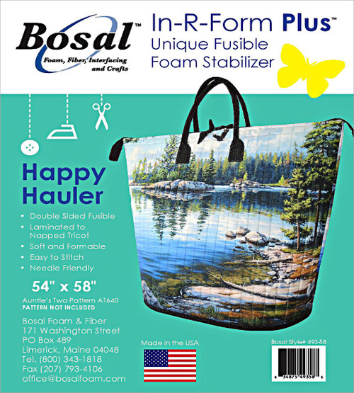 Bosal In-R-Form Plus Fusible Foam Stabilizer 54"X58"-Happy Hauler Bag 493-58 - 834875493588