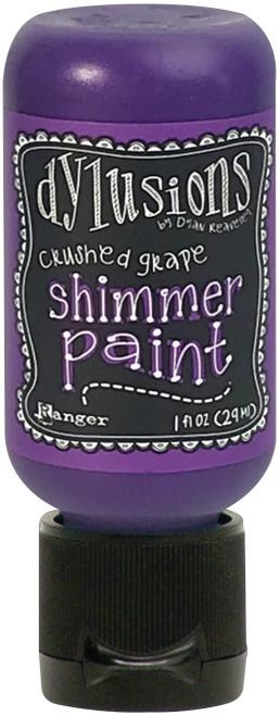 3 Pack - Dylusions Shimmer Paint 1oz-Crushed Grape - 5A002K50-74397 - 789541074397