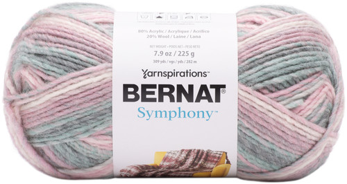 2 Pack Bernat Symphony Yarn-Seashell 166121-21003 - 057355472693