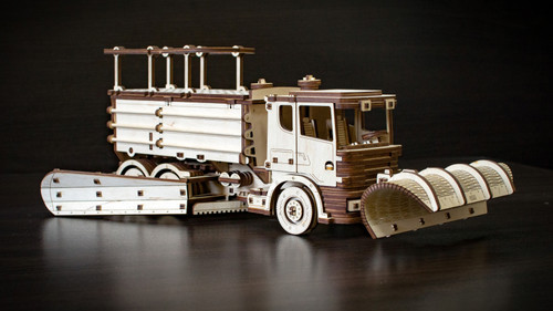 EWA Eco-Wood-Art Construction Kit-Snow Truck V0523502