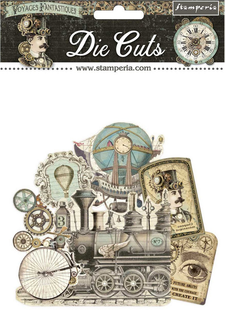 Stamperia Die-Cuts-Voyages Fantastiques DFLDC32 - 59931100134195993110013419