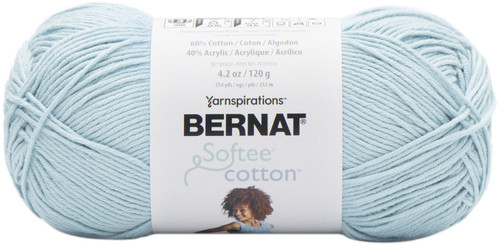 3 Pack - Bernat Softee Cotton Yarn-Dusk Sky - 161269-69003 - 057355481046