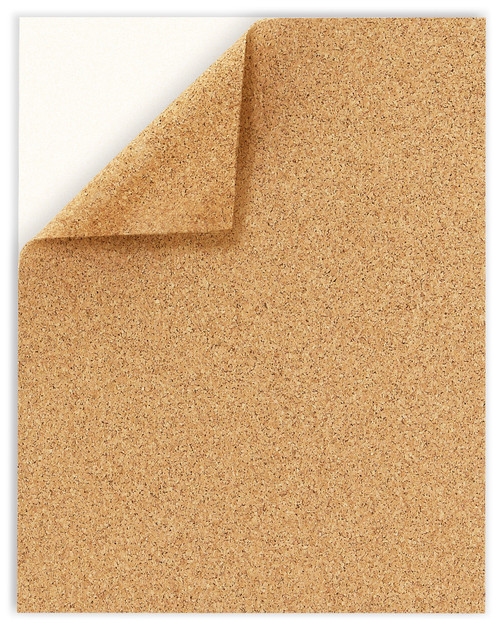 3 Pack - Hygloss Cork Sheets Self-Adhesive 2mm Thick 2/Pkg-8.5"X11" - H39828
