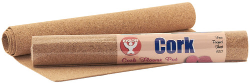 3 Pack - Hygloss Cork Sheets 2mm Thick-12"X24" Rolled - H39841 3 Pack - Hygloss Cork Sheets 2mm Thick-12"X24" Rolled - H39841
