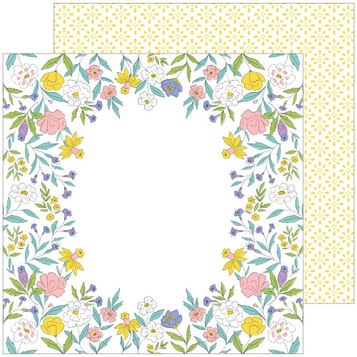25 Pack Happy Blooms Double-Sided Cardstock 12"X12"-Heirloom PFHAP12-6421 - 736952870872