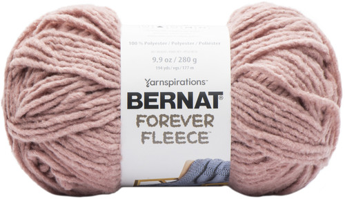 2 Pack - Bernat Forever Fleece Yarn-Rose Hip - 166061-61003 - 057355484658