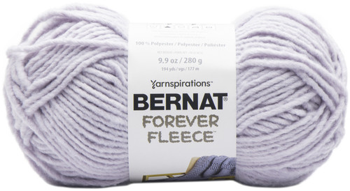 2 Pack - Bernat Forever Fleece Yarn-Lavender - 166061-61005 - 057355484672