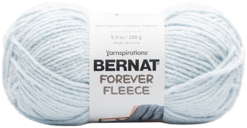 2 Pack Bernat Forever Fleece Yarn-Cornflower 166061-61012 - 057355484740