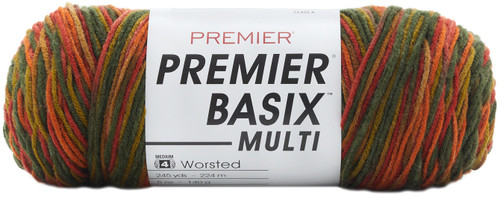 3 Pack - Premier Basix Multi Yarn-Harvest Multi - 1177-1 - 847652099033